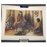 Lg vintage Robert Wesley Amick litho-