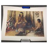 Lg vintage Robert Wesley Amick litho-