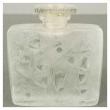 R. Lalique signed Hirondelles perfume bottle-