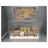 Marx Rin Tin Tin Fort Apache toy display in