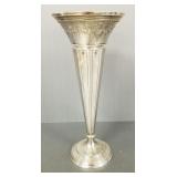 Spaulding sterling silver vase- 16 toz; dated 1920