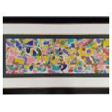 Signed & #'d mixed media collage artwork- 27'H