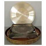 Gp vintage Vitaphone items- 16' & 12' wax discs &