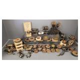 Large collection vintage DeForest radio coils,