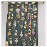 Collection of 32 German Hiking medals, etc. on