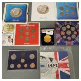 Gp United Kingdom proof, etc. coin sets incl