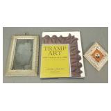 Tramp art book- Wallach & Cornish & 2 small