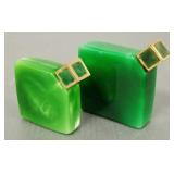 2 Baccarat Deco Ybry perfume bottles-