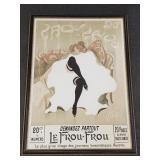 Lg reproduction Weiluc Le Frou-Frou advertising