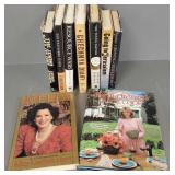 9 autographed books incl Martha Stewart, Kitty