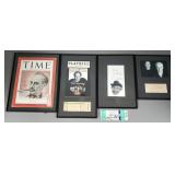 5 pieces comedian related memorabilia- most signed