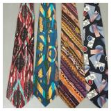 4 men's ties incl 3 Coogi Australia