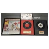 5 pcs music memorabilia incl some signed-