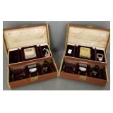 2 vintage Microtone hearing aids in original cases