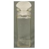 Unsigned Lalique Coty perfume bottle 4 1/4'H