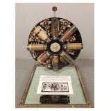 Antique Scott Allwave radio coil display item w/
