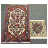 2 handmade oriental rugs: 30' x 50' & small mat-