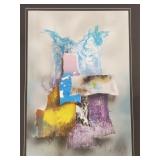 Laszlo Dus pencil signed & #'d XXXIX/C abstract