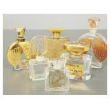 6 asst. vintage, etc. perfume bottles incl Corday,