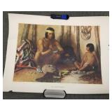 Lg vintage Robert Wesley Amick litho-