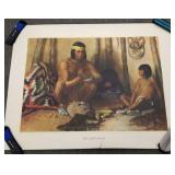 Lg vintage Robert Wesley Amick litho-