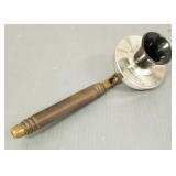 Antique candlestick microphone- 9'H (untested)
