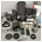 Gp cameras & lenses incl Canon Power Shot S5