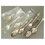 8 pcs sterling asst. flatware- 10 toz incl Lunt