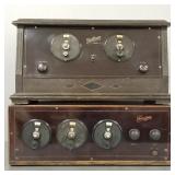 2 vintage radios:  Northome model VI & Crescentyne