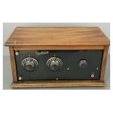 Northome radio with tubes & with etched name