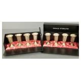 8 Towle sterling silver liqueurs w/ weighted bases