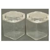 2 unsigned Lalique La Jacee for Coty box