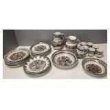 23 pcs. Gmunden Austria mid-century pottery incl