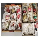 Collection of antique & vintage glass Christmas