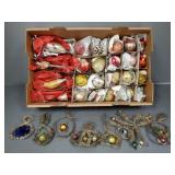 32 antique & vintage glass Christmas ornaments