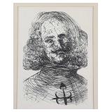 Salvador Dali "Velazquez" etching- signed in