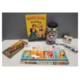 Gp toy & games incl Shindig Teen Game, Pez