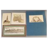 Gp incl 2 hand colored engravings, Lg. Ltd. Ed.