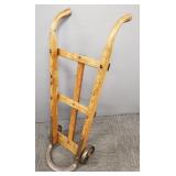 Industrial wooden 2 wheel dolly- 41 3/4"H 18 3/4"W