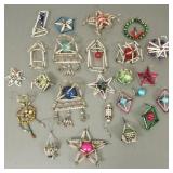 Gp asst. vintage Czech beaded glass Christmas