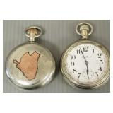 2 vintage pocket watches: South Bend (not running)