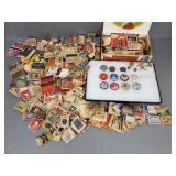 11 vintage chauffeur badges incl 1931 & large