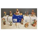 11 asst. Hummel figures- 5 w/boxes incl. Ride