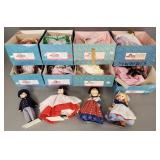 12 Madame Alexander dolls- 8 with boxes incl.