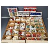 Lg Gp over 70  vintage hard plastic Christmas