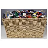 Lg. heaping basket full asst. Lego pieces,