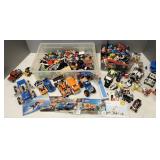 Lg gp asst Lego vehicles & pieces- some w/