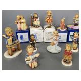 11 asst. Hummel figures- 5 w/ boxes incl Sweet