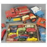 Gp of toy cars, trucks, etc. incl Tonka, Tootsie,