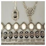 6 pcs. sterling silver & marcasite, etc. jewelry-